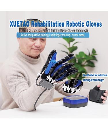 Stroke Hand Splint Assistive Gloves Hand Dysfunction Patient Training Device Help Patient with Hand Dysfunction to Independently Carry Out Rehabilitation Left-L Left Large - Buy Online on GoSupps.com