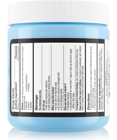 Cold Therapy Gel for Sprains & Muscle Pain Relief - Soothing Menthol Cream for Instant Arthritis & Restless Legs Relief | 8 oz - Buy Online on GoSupps.com
