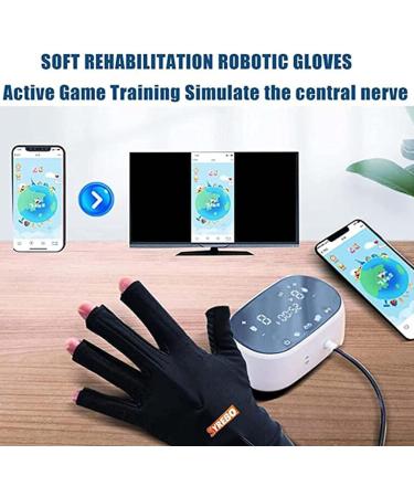 Hand Rehabilitation Robot Gloves for Stroke Recovery | Finger Rehab Trainer with Multiple Modes - Left Hand Large - Buy Online on GoSupps.com