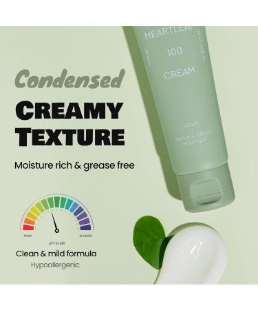 Dewytree Heartleaf 100 Vegan Facial Moisturizer | Firming & Hydrating Cream for Dry Skin | pH Balancing & Tone Up with Centella Asiatica & Hyaluronic Acid - 1.69 fl oz - Buy Online on GoSupps.com