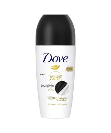 Dove Dove Dry Advanced Care Invisible Roll-On Deodorant with 72h Protection that Leaves No Visible White Marks on Clothing 50ml