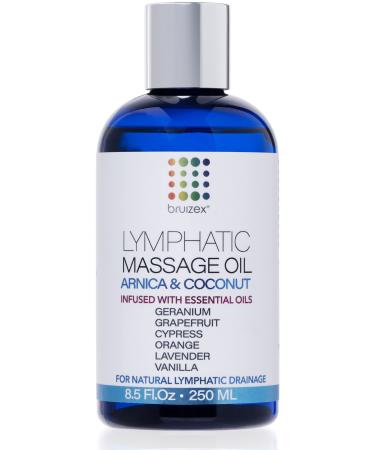 Lymphatic Massage Oil: Natural Oil for Lymphatic Drainage, Post Surgery Recovery and Water Retention Relief I Liposuction 360 Lipo, BBL,Tummy Tuck, Lipo Foam, Massager I Arnica, Lavender I 8oz
