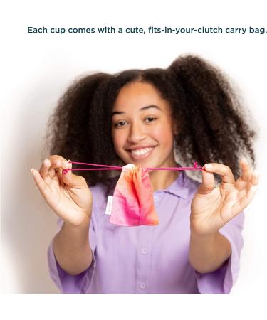 Saalt Teen Menstrual Cup - Sensitive & Reusable - 12-Hour Wear - Tampon & Pad Alternative (Wild Rose) - Buy Online on GoSupps.com