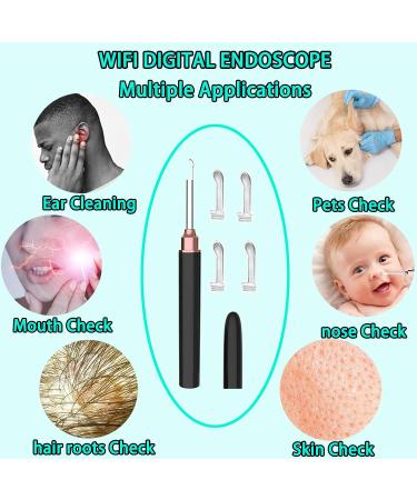 500MP Full HD Wireless Ear Wax Removal Camera | Ear Cleaner Endoscope for iPhone, iPad, Android | Earwax Removal Kit for Adults, Kids, Pets - Buy Online on GoSupps.com