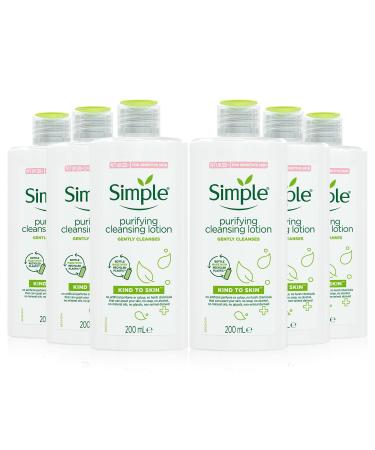Simple Set of 6 Kind To Skin Purifying Cleansing Lotion 200 ml 1 Unit