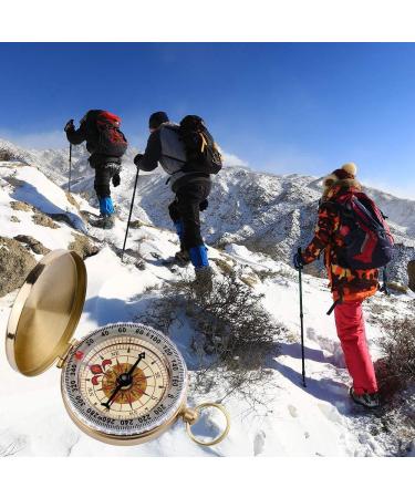 WELLXUNK Portable Waterproof Compass - Luminous Navigation Compass for Camping & Hiking - Reliable Outdoor Gear - Buy Online on GoSupps.com