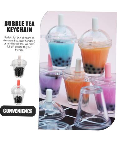 Anneome 1 Set Mini Pearl Milk Tea Phone Accessories Key Chain Making Kit Pearl Tea Pendant Charm Decorate - Buy Online on GoSupps.com