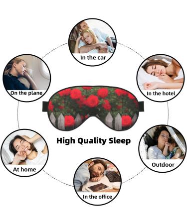 Unisex Adjustable Blackout Sleep Eye Mask - Ideal for Travel Yoga and Naps | Fence and Flowers - Buy Online on GoSupps.com