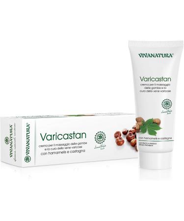 CREAM AGAINST VARICOUS VEINS FIRST CLASS 2019-2021 VARICASTAN VIVA Natura 100% NATURAL PARABENS FREE COLD WORKED Italian Packaging The original 100% - Buy Online on GoSupps.com