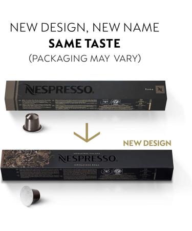  Nespresso 60 Italian Inspiration Roma Nespresso Coffee Capsules. - Buy Online on GoSupps.com