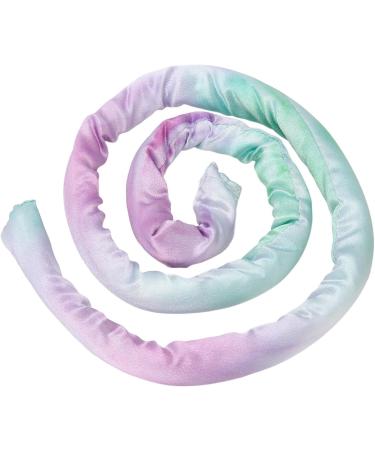 Spiral Lock Hair Tie Dreadlock Accessory Hair Bands Tie Dye Purple Bendable Soft Fabric High Ponytails for Curly Hair for Women - Buy Online on GoSupps.com