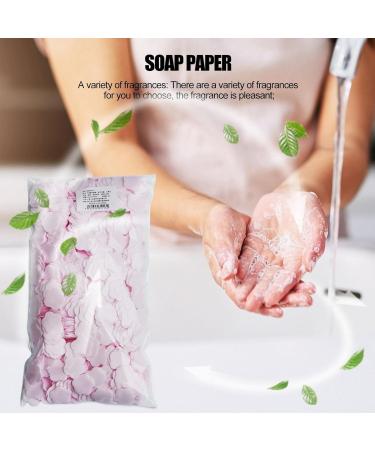 Buy 1000 Sheets Pink Portable Disposable Paper Soap - Travel-Friendly Hand Wash for Kids & Women - Ideal for Hiking & Bathing - Buy Online on GoSupps.com