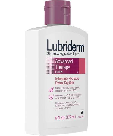 Lubriderm Advanced Therapy Moisturizing Lotion with Vitamins E and B5 Deep Hydration for Extra Dry Skin Non-Greasy Formula 6 fl. oz ( Pack of 10) - Buy Online on GoSupps.com