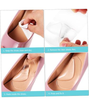 FRCOLOR Silicone Mat Forefoot Cushion Pads - 2 Pairs High Heel Arch Support Inserts for Men - Comfort & Relief for Feet - Buy Online on GoSupps.com