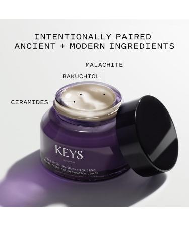 Keys Soulcare Rich Skin Transformation Cream - Hydrating Daily Face Moisturizer with Hyaluronic Acid & Bakuchiol | Cruelty-Free | 1.76 Oz - International Shipping Available - Buy Online on GoSupps.com