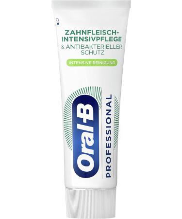 Oral-B Professional Intensive Gum Care Toothpaste 75ml - Antibacterial Protection & Deep Cleaning - Buy Online on GoSupps.com