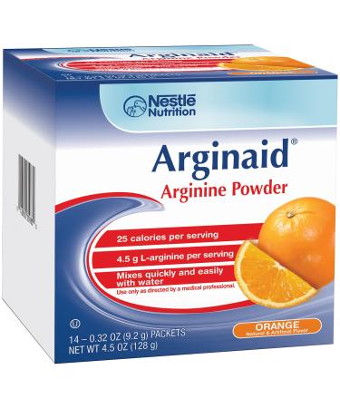 Arginine Supplement Arginaid Orange 9.2 Gram Individual Packet Powder (Box of 14)
