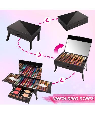 194 Color All in One Makeup Kit for Women - Ultimate Palette Set with Eyeshadow, Blush, Powder, and Mirror - Perfect Gift for Women and Teen Girls - Buy Online on GoSupps.com