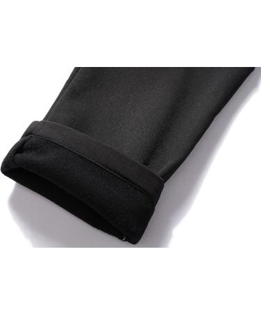 Lelaki Kids Snow Ski Pants Waterproof Outdoor Hiking Pants Warm Fleece Lined Trousers Darkblack 10-12 Years - Buy Online on GoSupps.com