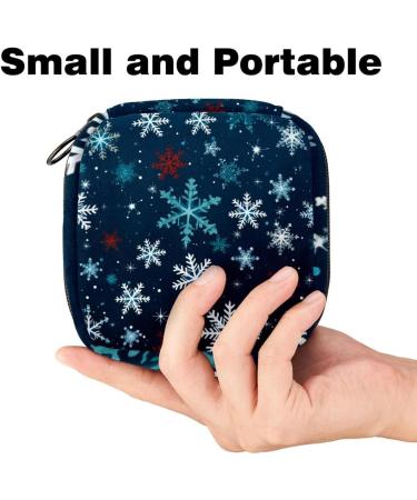 Muoooum Merry Christmas Sanitary Napkin Storage Bag | Portable Menstrual Pad & Cup Pocket for Teen Girls & Women - Color 3 1 Count - Buy Online on GoSupps.com