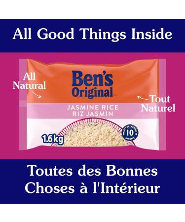 BEN'S ORIGINAL Jasmine Rice 1.6kg Bag Jasmine 1.6kg - Buy Online on GoSupps.com