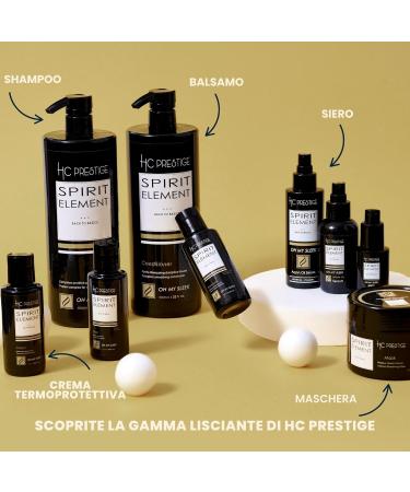  HC PRESTIGE Professional Sulfate-Free Shampoo - Natural Hair Care with Macadamia Oil and Keratin - Made in France - 96% Natural (1000ml Smoothing Shampoo) - Buy Online on GoSupps.com