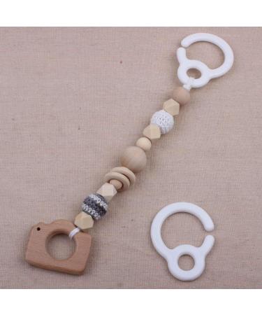10pcs Baby-Friendly Plastic Hooks for Toy/Teether/Pacifier | Food Grade, Stroller/Crib Attachment - Buy Online on GoSupps.com