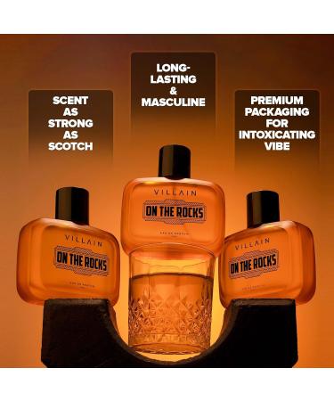 Bloom Beauty Villain On The Rocks Eau de Parfum for Men | Woody & Citrus Long Lasting Fragrance - 100ml - Buy Online on GoSupps.com