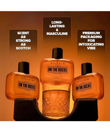 Villain On The Rocks Eau de Parfum for Men | Woody & Citrus Long Lasting Fragrance - 100ml - Buy Online on GoSupps.com