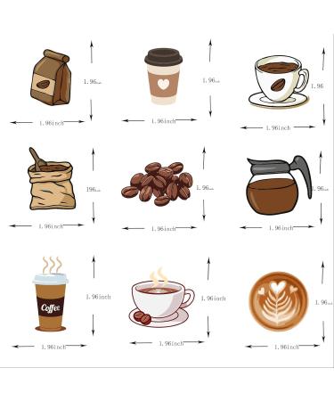 36pcs Coffee Happy Birthday Cupcake Toppers Drink Food Kitchen Theme Cupcake Dessert Muffin Food Cake Picks Baby Shower Boys Girls Happy Birthday Party Supplies - Buy Online on GoSupps.com