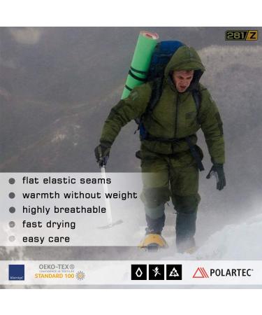 281Z Outdoor Warm 8 Boot Liner Socks - Polartec Fleece Winter Socks for Military Tactical Hiking - Small Black - Buy Online on GoSupps.com