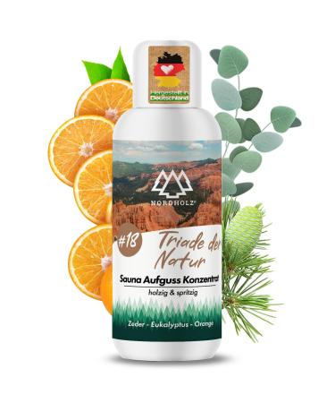 Nordholz sauna infusion choose from 48 varieties 100ml - sauna infusion agent #18 triad of nature Special & natural sauna fragrance for intensive & relaxing moments - perfect sauna accessories