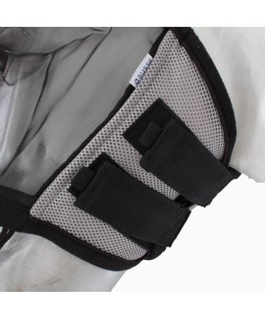BUSSE Fly Mask Fly Cover FRANSEN Grey/Black for Warmbloods | Premium International Shipping - Buy Online on GoSupps.com