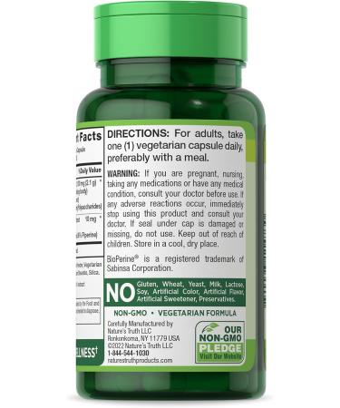 Lions Mane Mushroom Supplement 2100mg - 50 Capsules | Vegetarian, Non GMO, Gluten Free | Nature's Truth - Buy Online on GoSupps.com