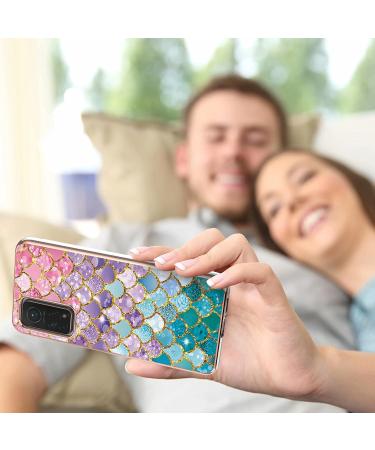 Buy Miago Slim TPU Phone Case for Xiaomi Mi 10T Pro | Marble Series Bumper Cover in Pink Green - Scratch-Resistant & Stylish - Buy Online on GoSupps.com