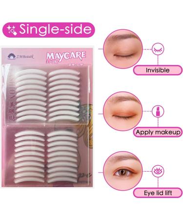 400Count Natural Invisible One Side Eyelid Tape Stickers Waterproof Breathable Self-Adhesive Eyelid Lift Strip Instant Eye Lift Without Surgery Perfect for Uneven Droopy Hooded eyelids Small Size 2.5MM 400PCS Pink - Buy Online on GoSupps.com