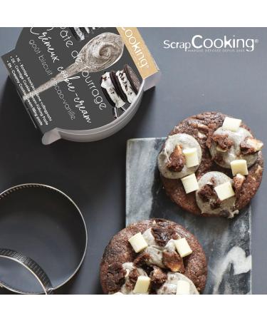 ScrapCooking - P te de Fourrage Cr meux Cookie Cream 200 g - Pour Fourrer Tablettes clairs Macarons G teaux B ches de No l Cookies Cheesecakes & P tisseries - 4636 - Buy Online on GoSupps.com