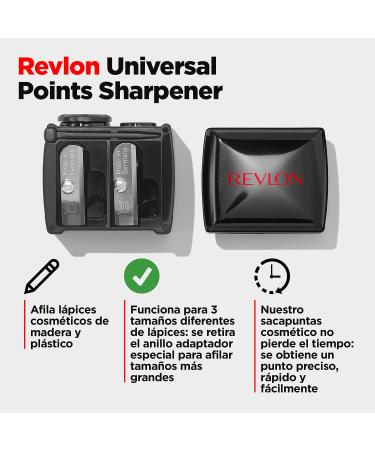 Revlon Universal Points Sharpener - Precision Makeup Tool for All Cosmetic Pencils - 0.85 Ounce | International Shipping Available - Buy Online on GoSupps.com