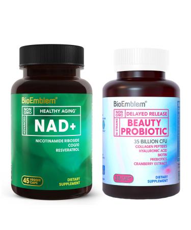 BioEmblem Beauty Probiotics for Women and NAD+ Supplement