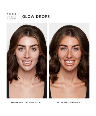 Pestle & Mortar Glow Drops - Customizable Sunless Self-Tanner with Hyaluronic Acid 30ml - Buy Online on GoSupps.com