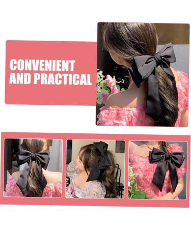 FRCOLOR Bow Hairpin Ribbon Hair Clip Barrettes for Women Ponytail Clip Women Hair Bows Hair Clips Barrettes Hair Ribbon Barrettes for Hair Large Hair Bows for Women Big Hair Bows - Buy Online on GoSupps.com
