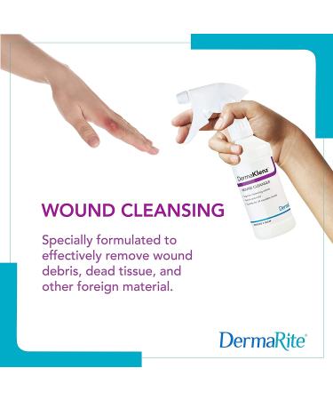 DermaKlenz Wound Cleanser | Mild No Rinse Spray with Zinc Acetate | 8 fl oz Spray Bottle - Buy Online on GoSupps.com