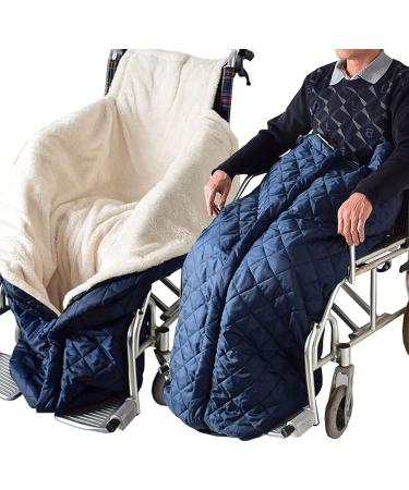 Wheelchair Warmer Cover Blanket Wheelchair Zip Blanket Fleece Lined Warm and Comfortable Wheelchair Mobility Scooter and Electric Scooter Blanket - Buy Online on GoSupps.com