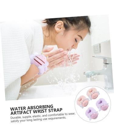 Healeved 4 Pairs Wrist Band Hair Ties Kids Skincare Headbands for Women Wristband Workout Headband Head Bands for Womens Hair Makeup Cartoon Washing Wash Belt Skin Care Women's Flannel - Buy Online on GoSupps.com