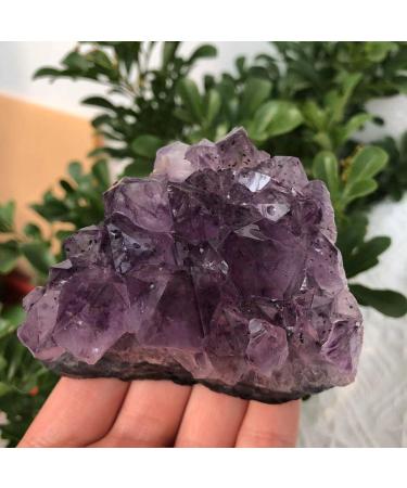 Crystal Rough Natural Crystal Rough Natural Geode Amethyst Rough Stone Crystal Cluster QuartzSpecimen Suitable for Furniture Decoration (Size : 100g) - Buy Online on GoSupps.com