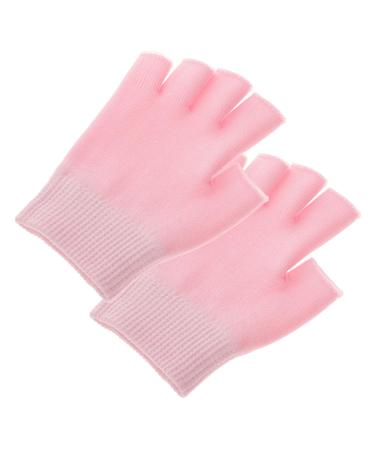 minkissy 1 Pair Gel Manicure Ear Piercing Kit Moisturizing Moisture Gloves for Hands Overnight Mittens Moisturizer Hand Glove Spa Glove Gel Hand Gloves Gel Gloves Fingerless Lotion Miss