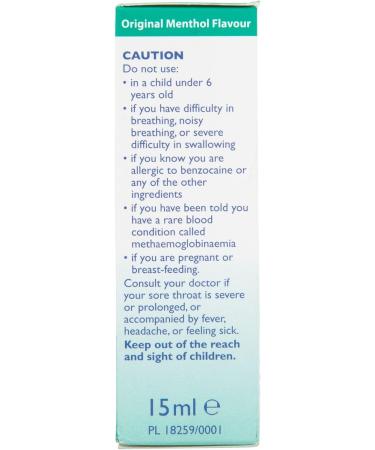 6-Pack Ultra Chloraseptic Throat Spray Menthol 15ml - Fast Relief for Sore Throats - Buy Online on GoSupps.com