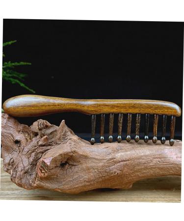 Ipetboom Scalp Massage Comb Wooden Pick Anti-static Head Massage Comb Hair Pick Root Comb Scalp Comb Wooden Hair Comb Wooden Massage Comb Comfortable Massage Comb Wide Comb for Curly Hair - Buy Online on GoSupps.com