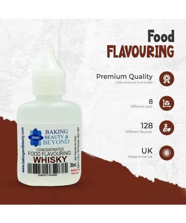 Baking Beauty and Beyond Concentrated Food Flavouring Oil - Dozen of Professional Quality Food Grade Flavouring Oil for Candy Making Baking Cooking Lip Balm and Lip Gloss - Whisky (50ml) - Buy Online on GoSupps.com