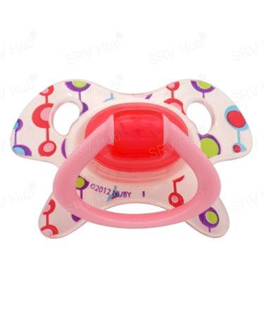 Buy SRV Hub Geo Pacifier for Newborns - Non-Toxic BPA Free Silicone in Pink/Blue with Paci Bag - International Shipping Available - Buy Online on GoSupps.com